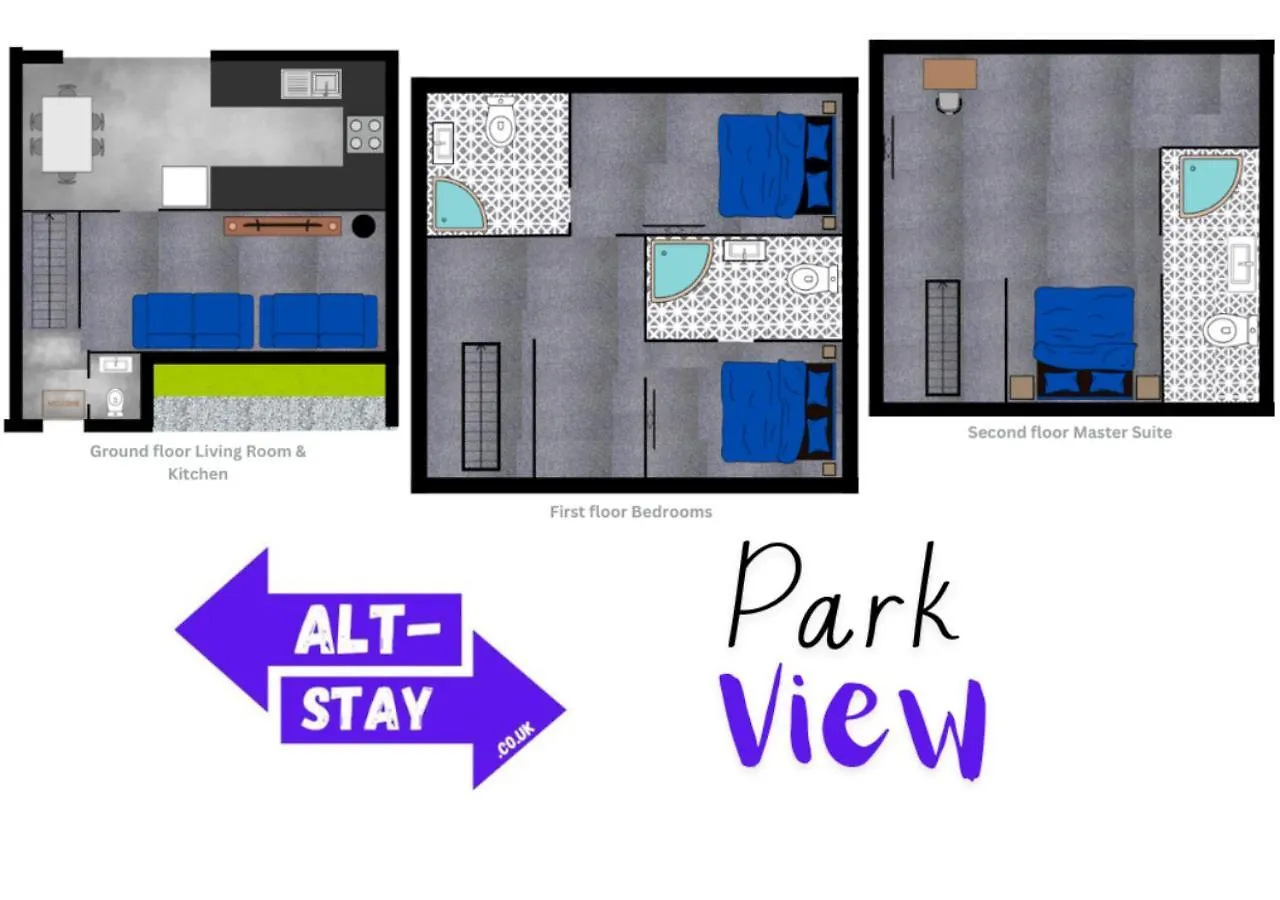 Alt-Stay Accommodation - Lofthouse, Wakefield M1 - 3 Bed En-Suite With Parking - Ideal For Contractors & Long Stays 別荘